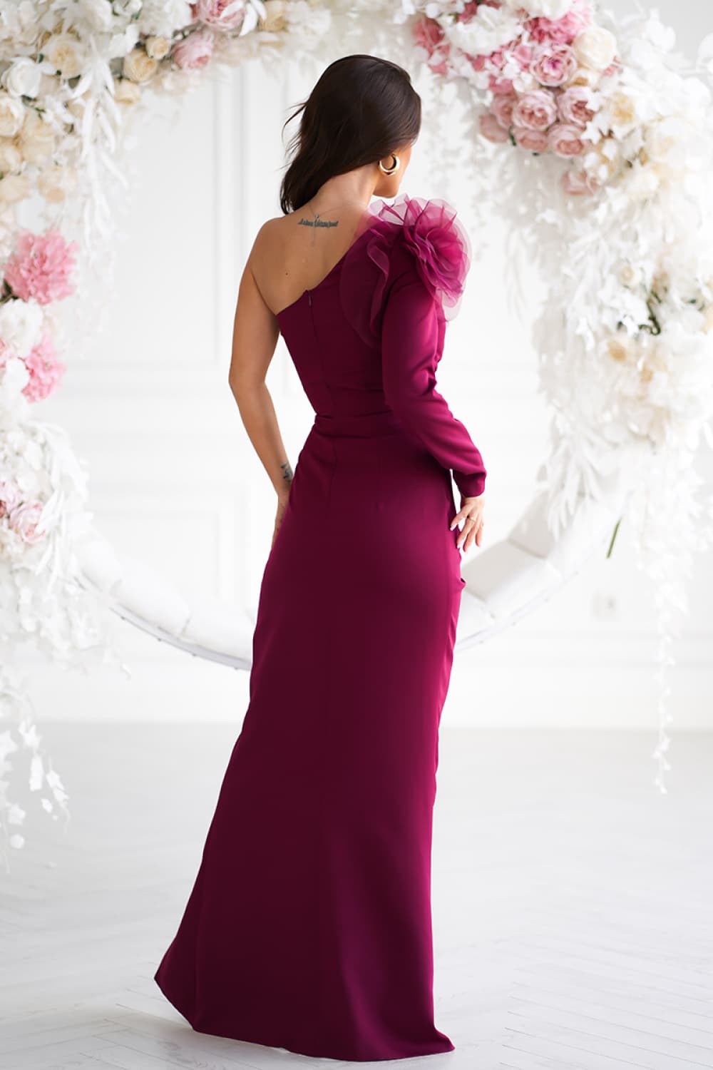 Vestito lungo model 203646 Bicotone - Miniatura 3