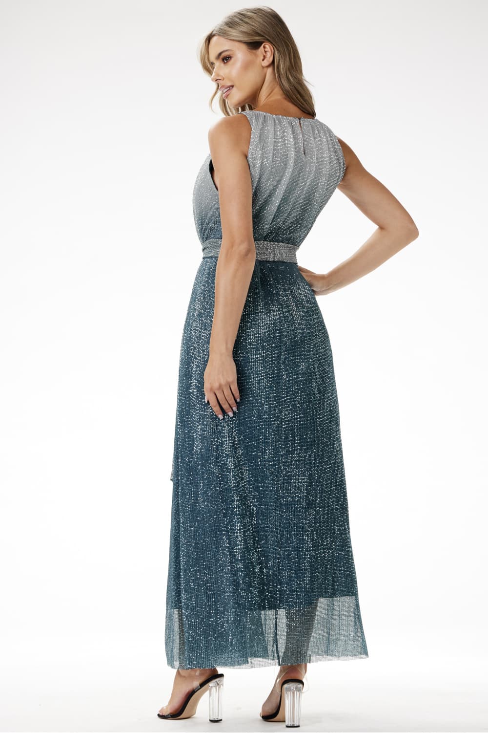 Vestito lungo model 204241 awama - Miniatura 3