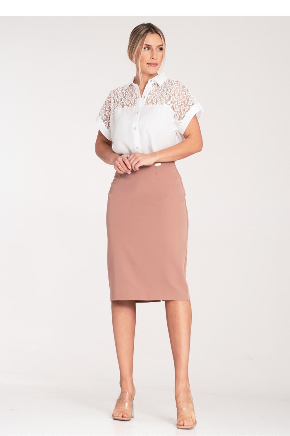 Camicia a manica corta model 204320 Figl - Miniatura 4