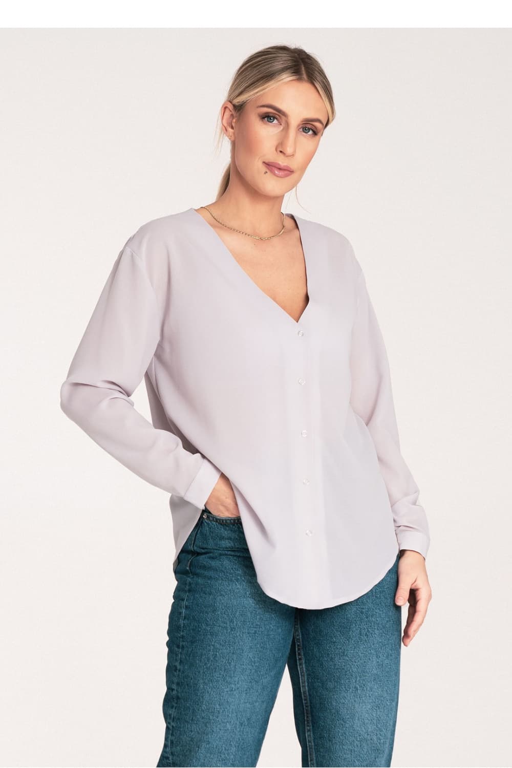 Camicia a manica lunga  model 204325 Figl - Miniatura 4