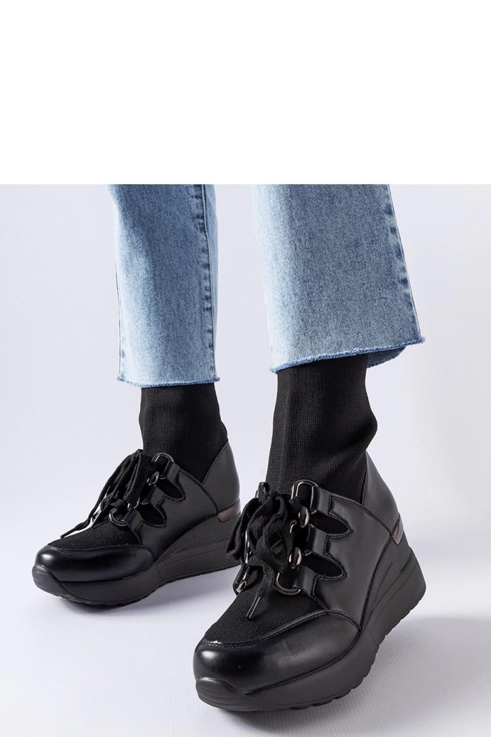 Scarpe con zeppa model 206574 Solea
