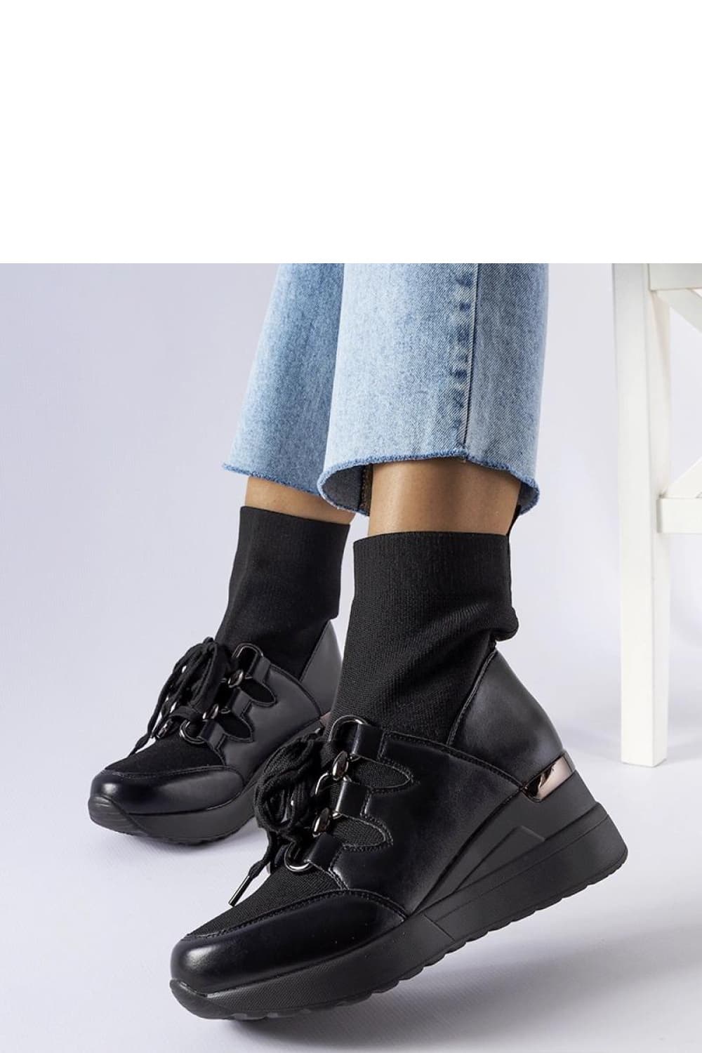 Scarpe con zeppa model 206574 Solea - Miniatura 3