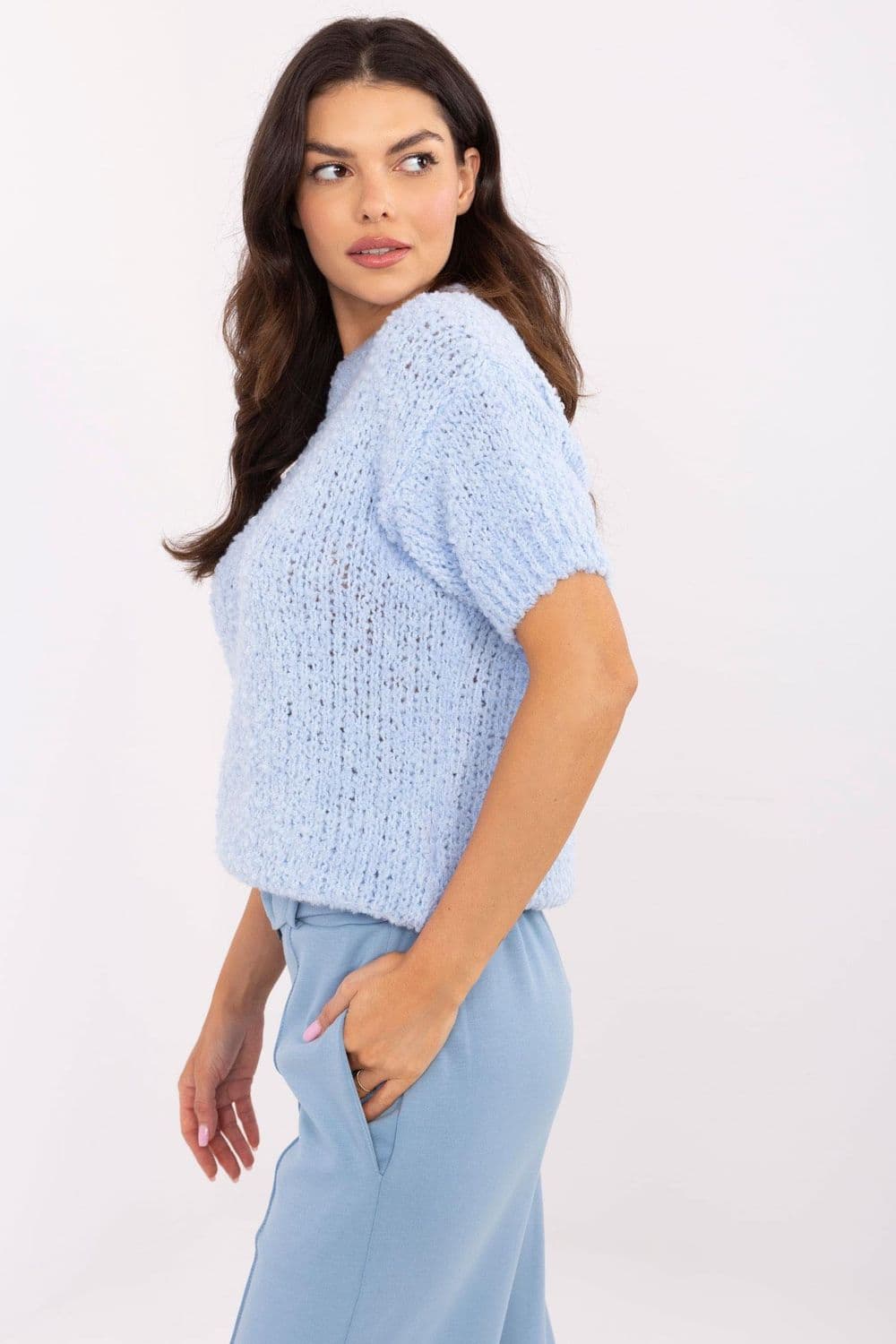 Maglione a manica corta model 206943 Italy Moda - Miniatura 3