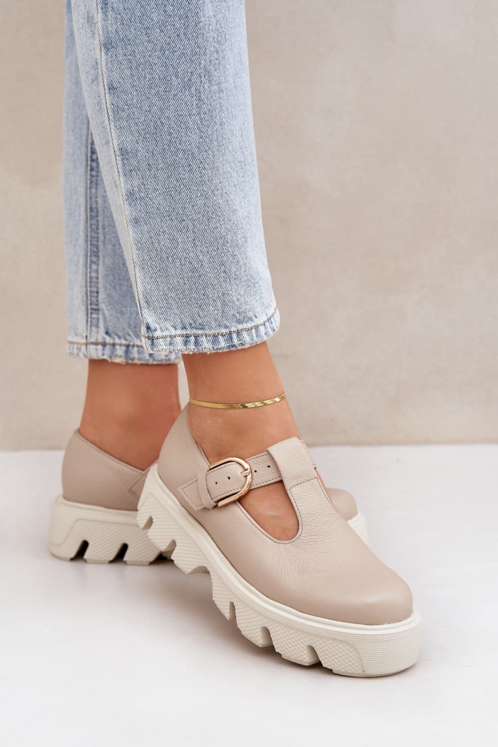 Scarpe con plateau model 208333 Step in style