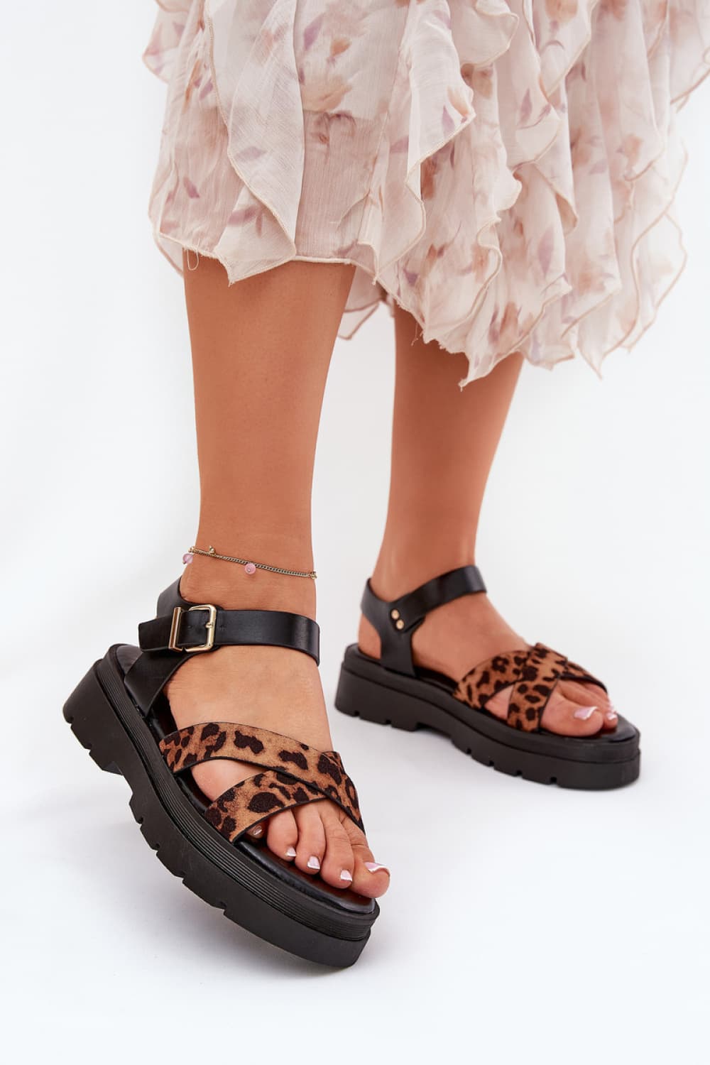 Sandali con plateau model 209897 Step in style