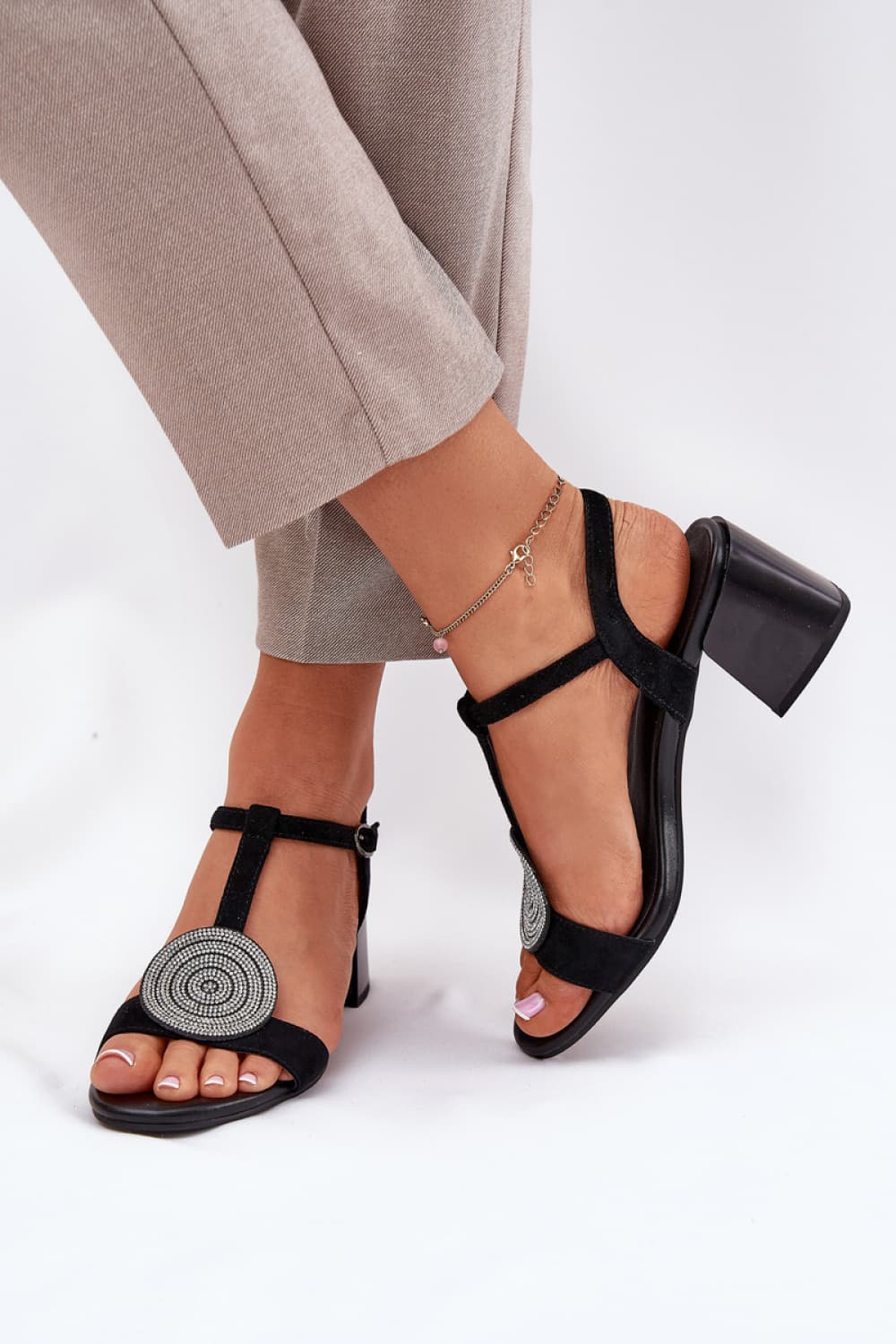 Sandali con tacco model 211368 Step in style - Miniatura 3