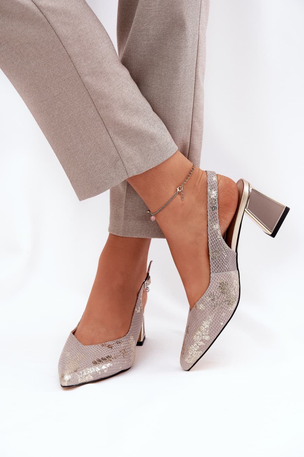 Sandali con tacco model 211372 Step in style - Miniatura 3