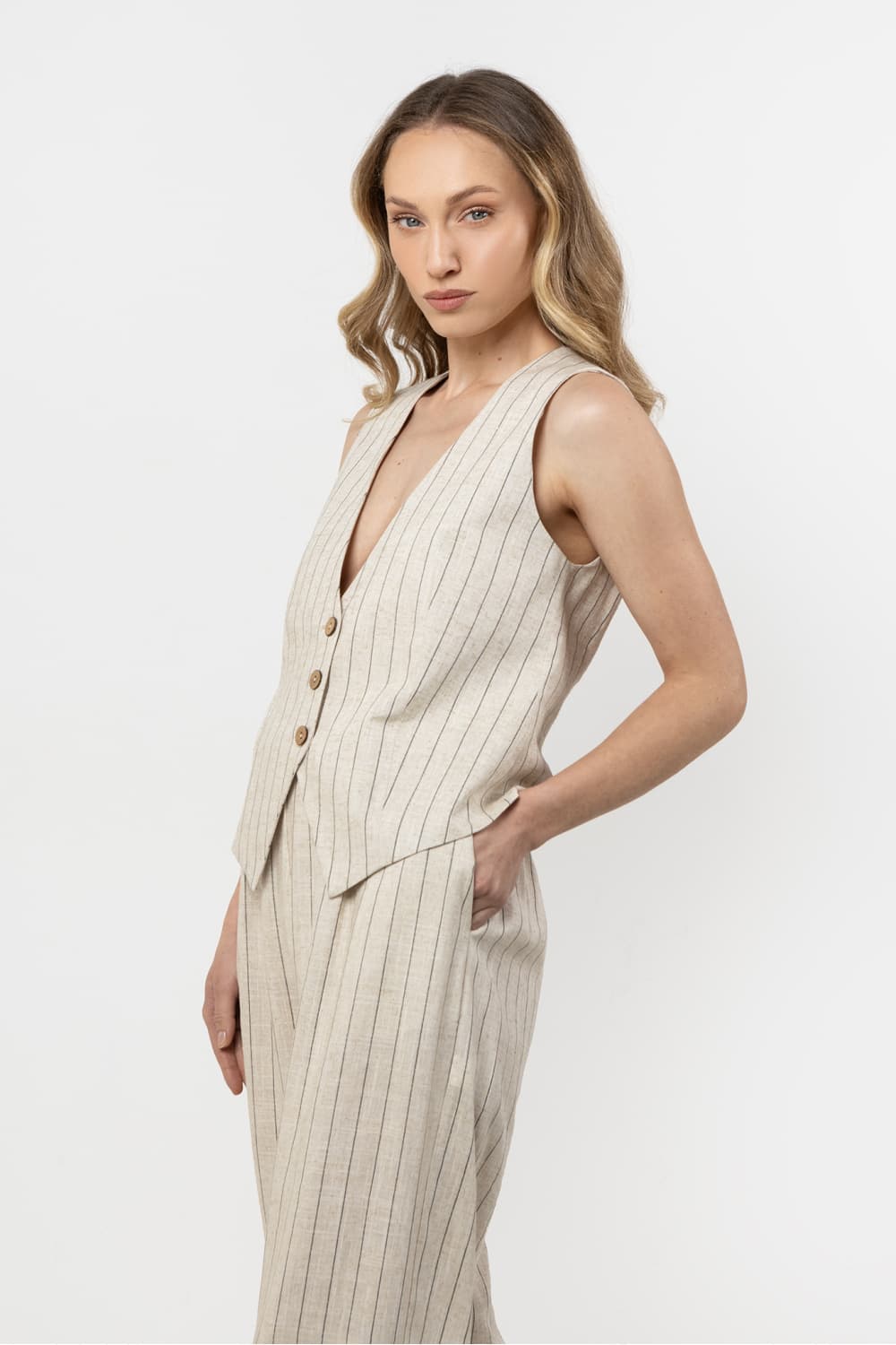 Gilet model 212179 awama - Miniatura 2