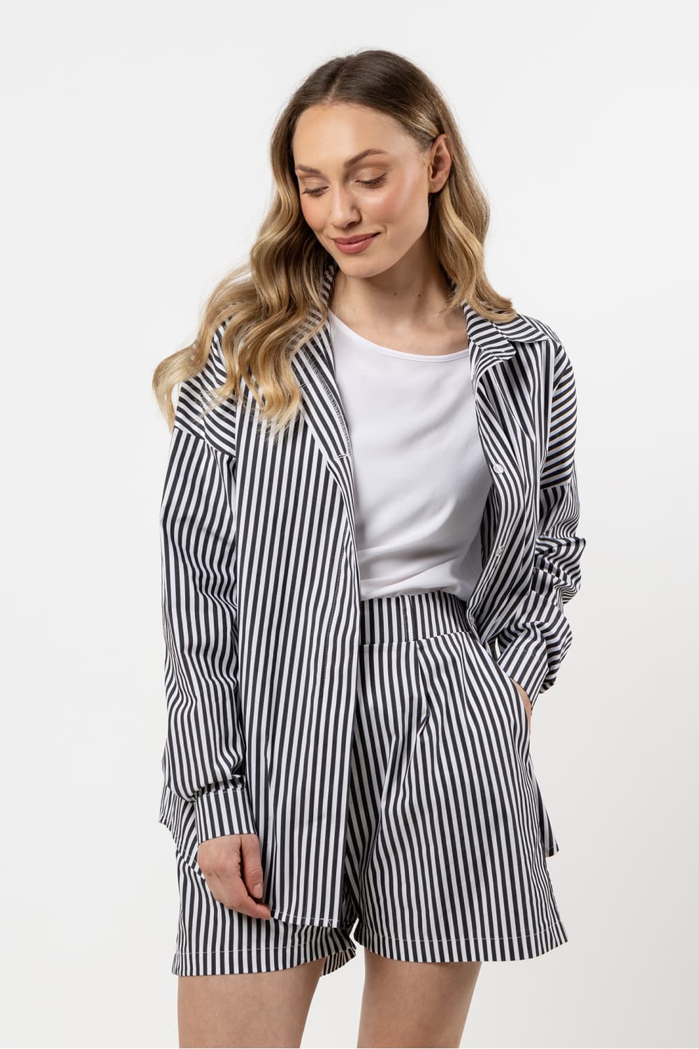 Camicia a manica lunga  model 212200 awama