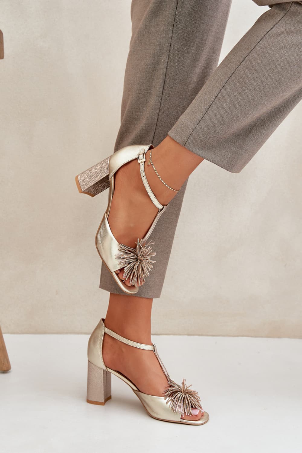 Sandali con tacco model 212584 Step in style - Miniatura 3