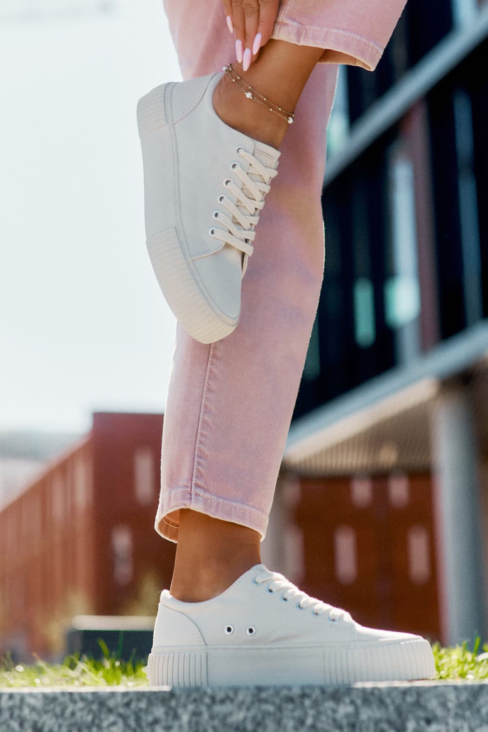Scarpe da ginnastica con plateau model 212723 Step in style - Miniatura 3
