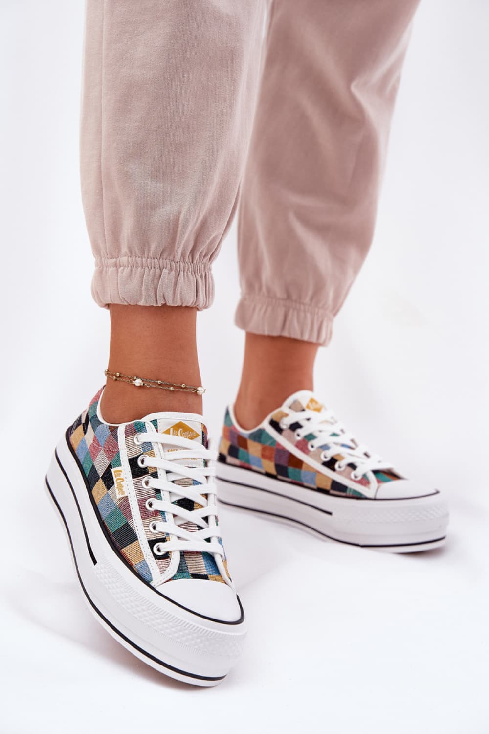 Scarpe da ginnastica con plateau model 212731 Step in style