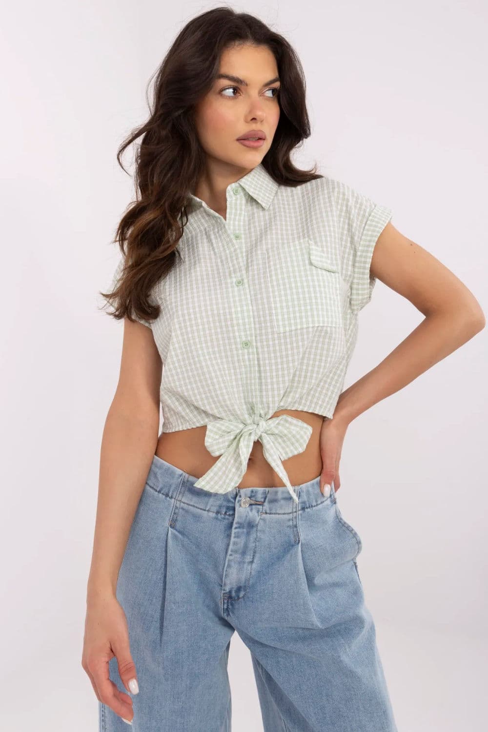Camicia a manica corta model 212738 NM