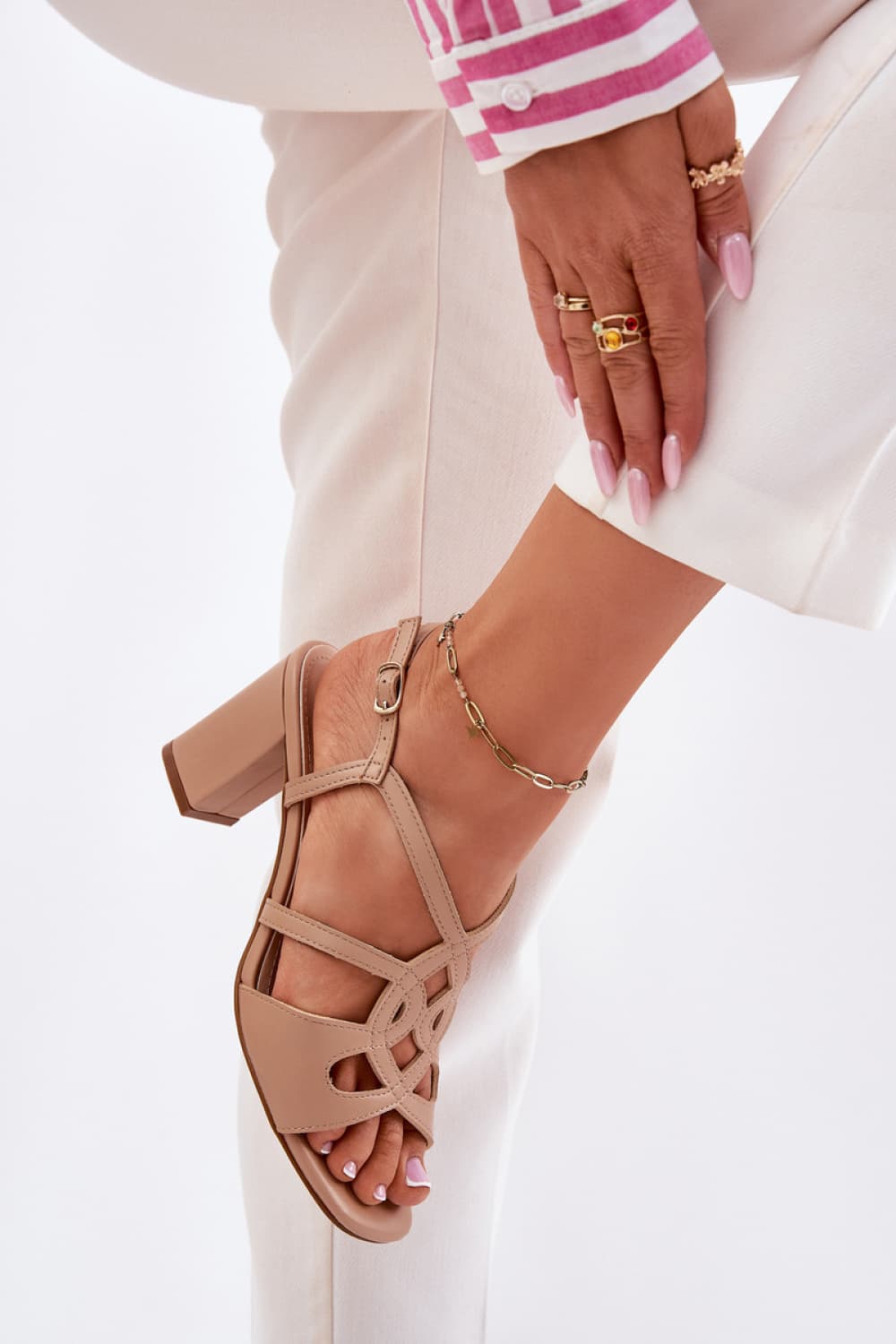 Sandali con tacco model 212835 Step in style - Miniatura 3