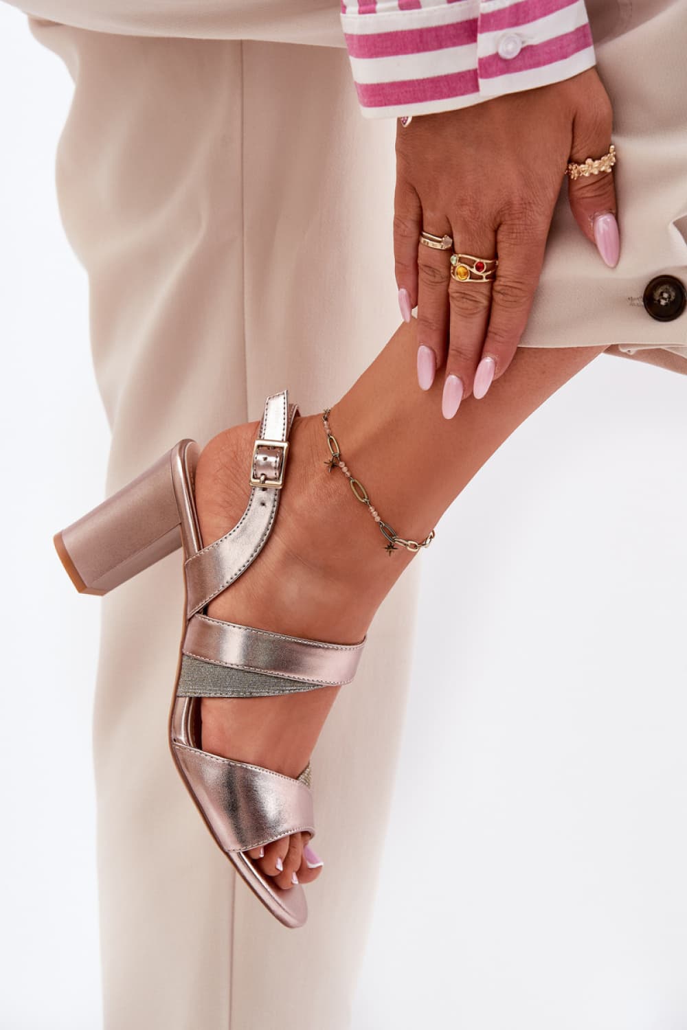 Sandali con tacco model 212909 Step in style - Miniatura 3