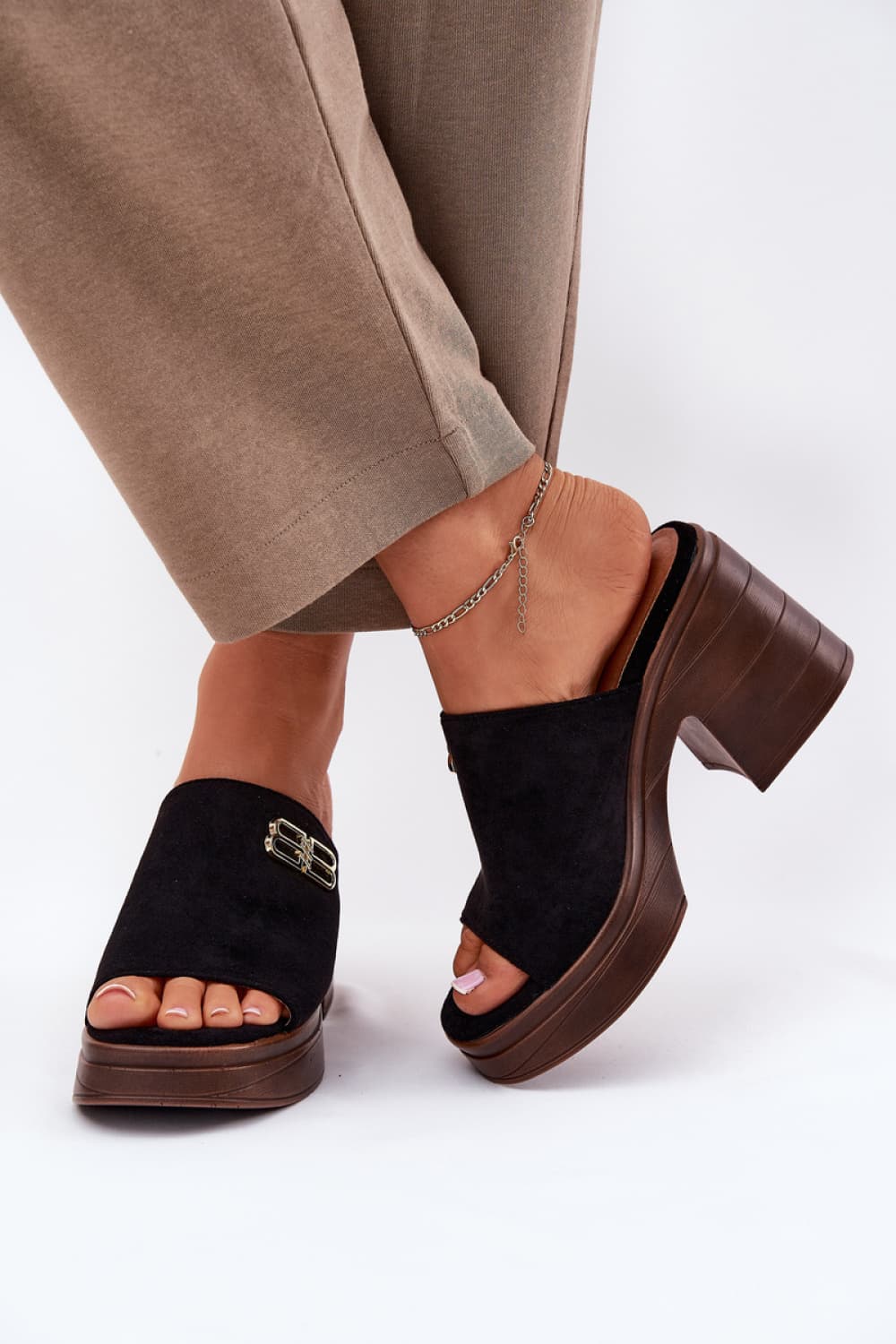 Zoccoli con tacco model 213037 Step in style