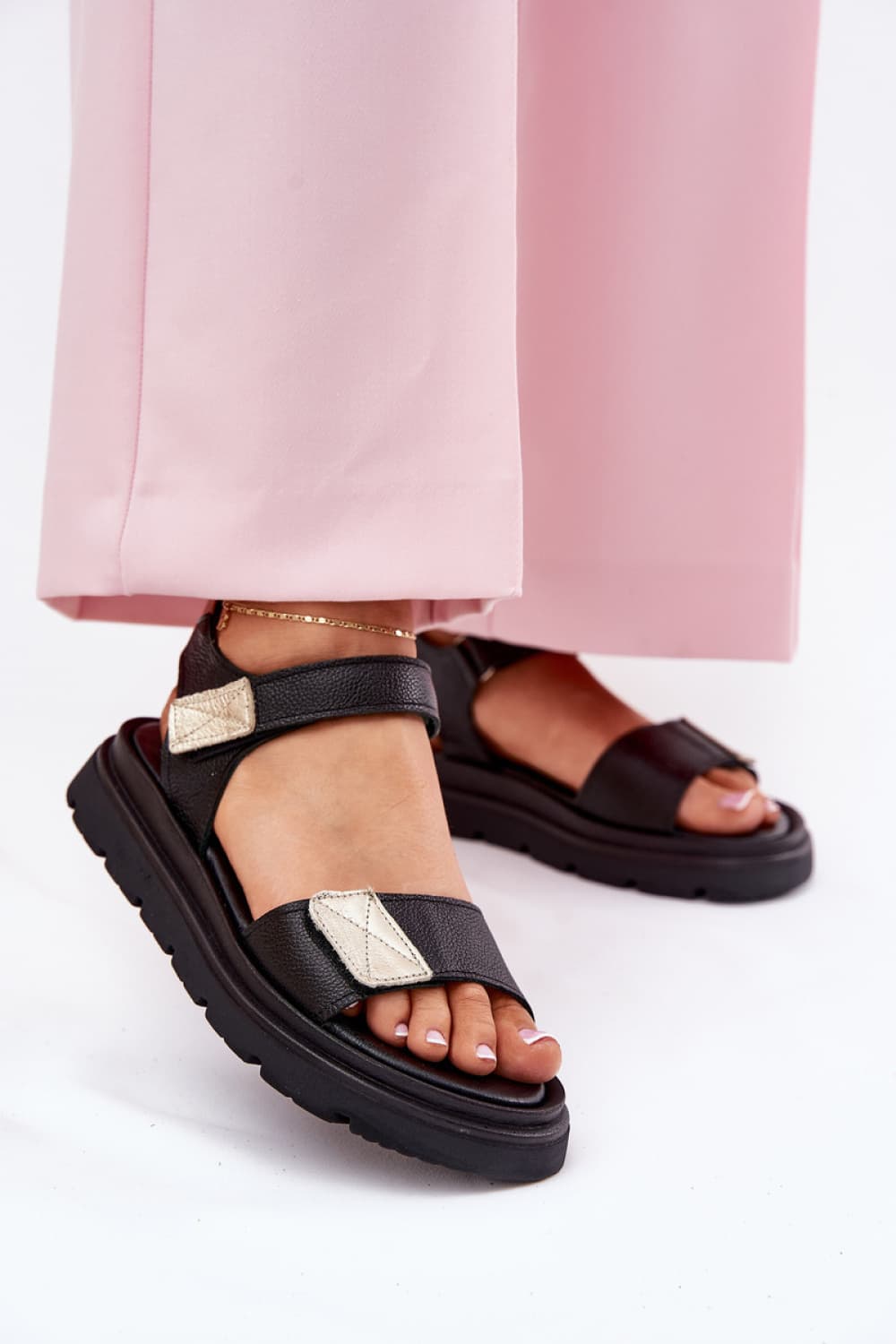 Sandali con plateau model 213465 Step in style