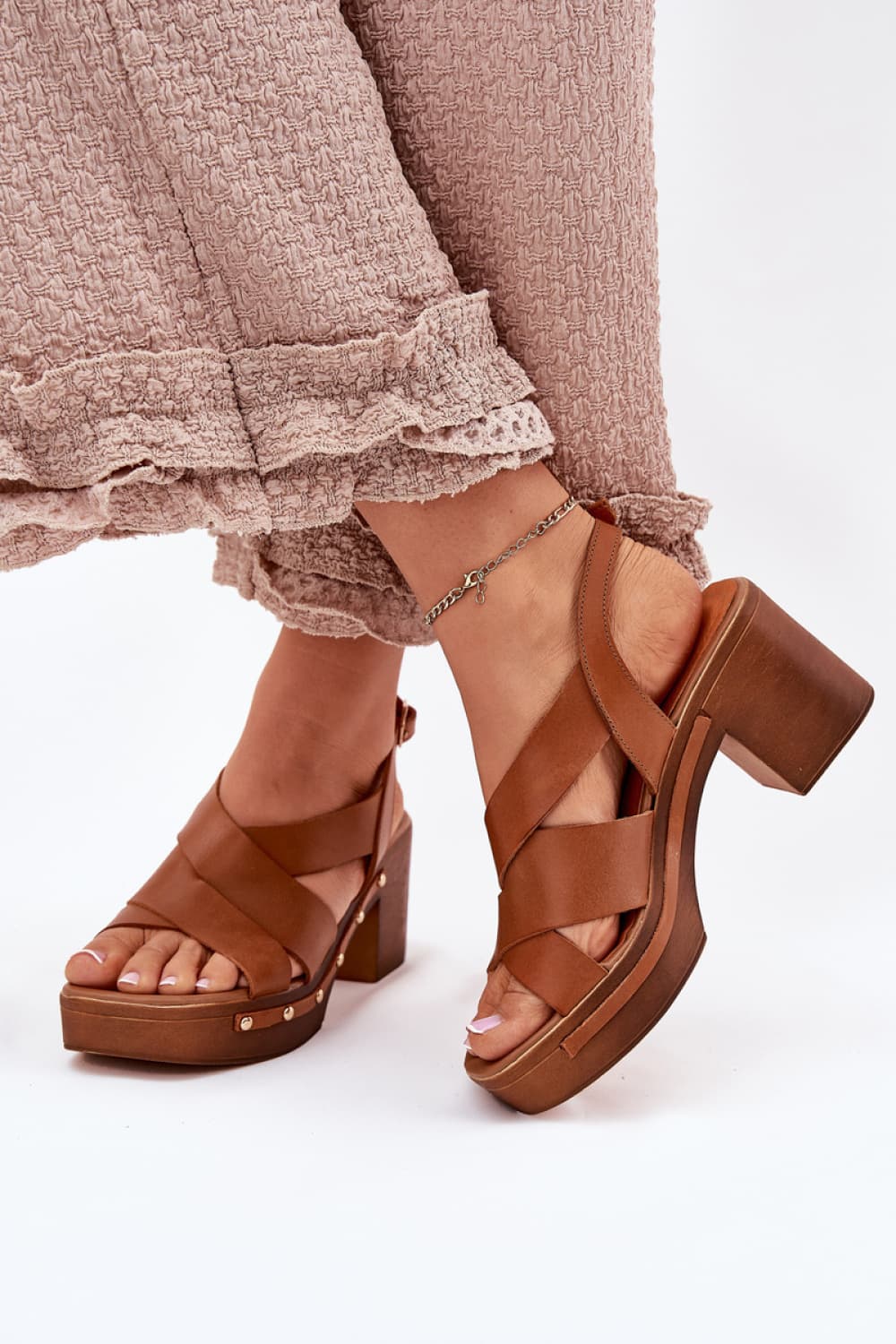 Sandali con tacco model 214390 Step in style - Miniatura 3