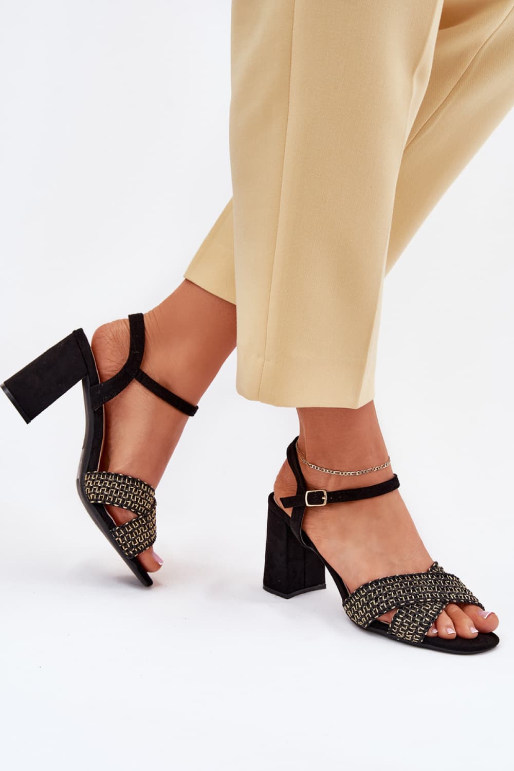 Sandali con tacco model 214687 Step in style - Miniatura 3