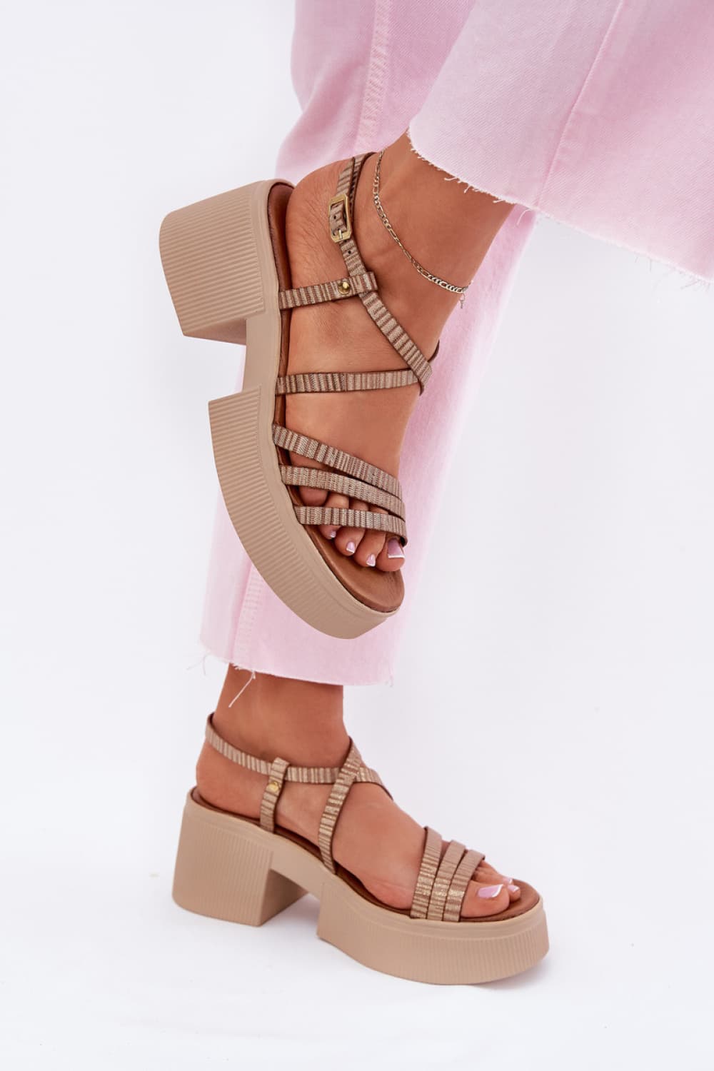 Sandali con tacco model 214994 Step in style - Miniatura 3