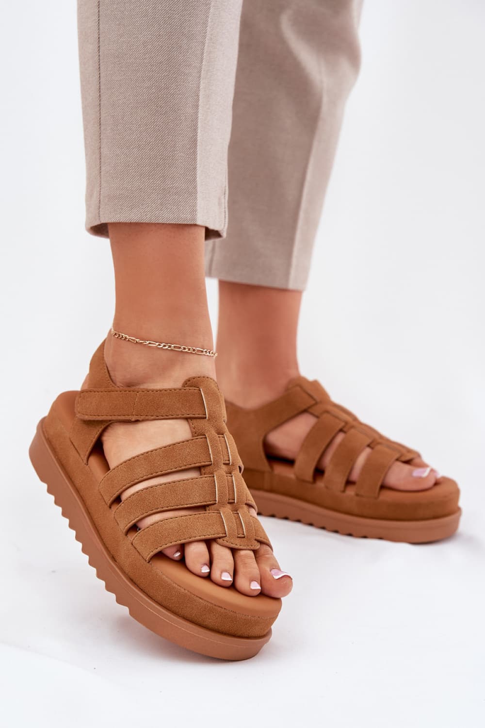 Sandali con plateau model 215717 Step in style
