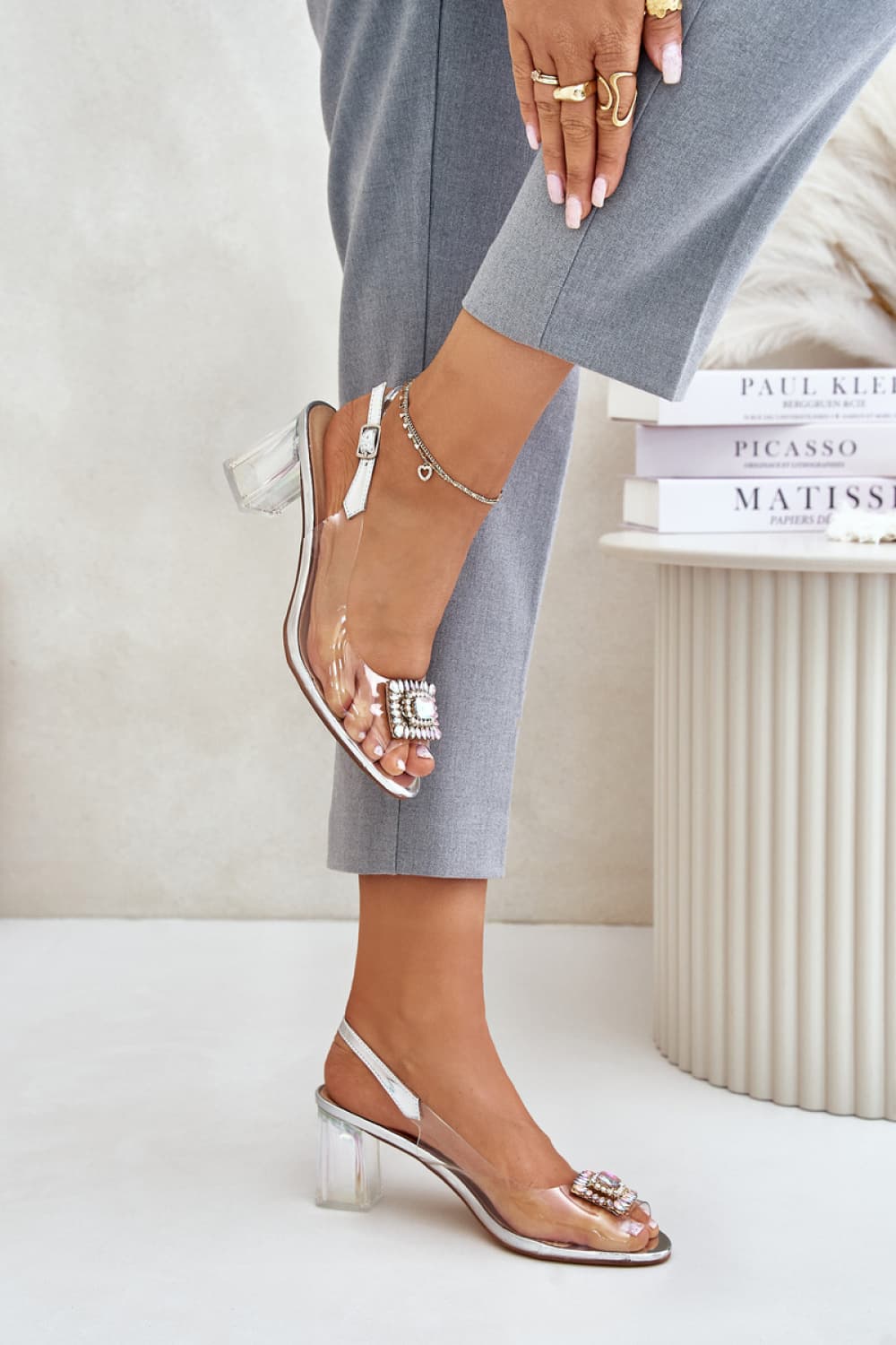 Sandali con tacco model 215722 Step in style - Miniatura 3