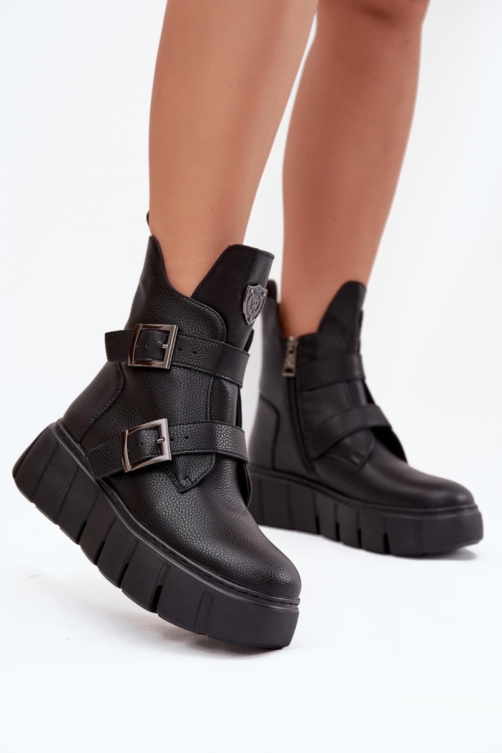 Stivaletti con plateau model 216832 Step in style