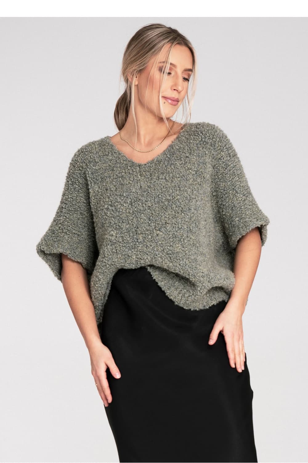 Maglione a manica corta model 217070 Figl