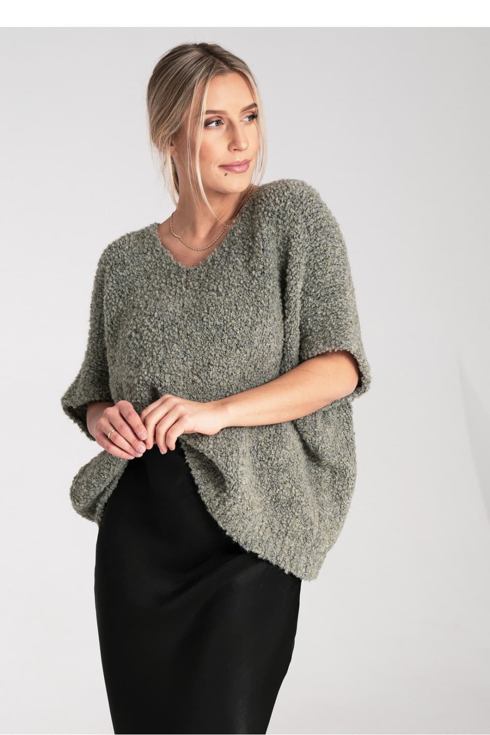 Maglione a manica corta model 217070 Figl - Miniatura 4