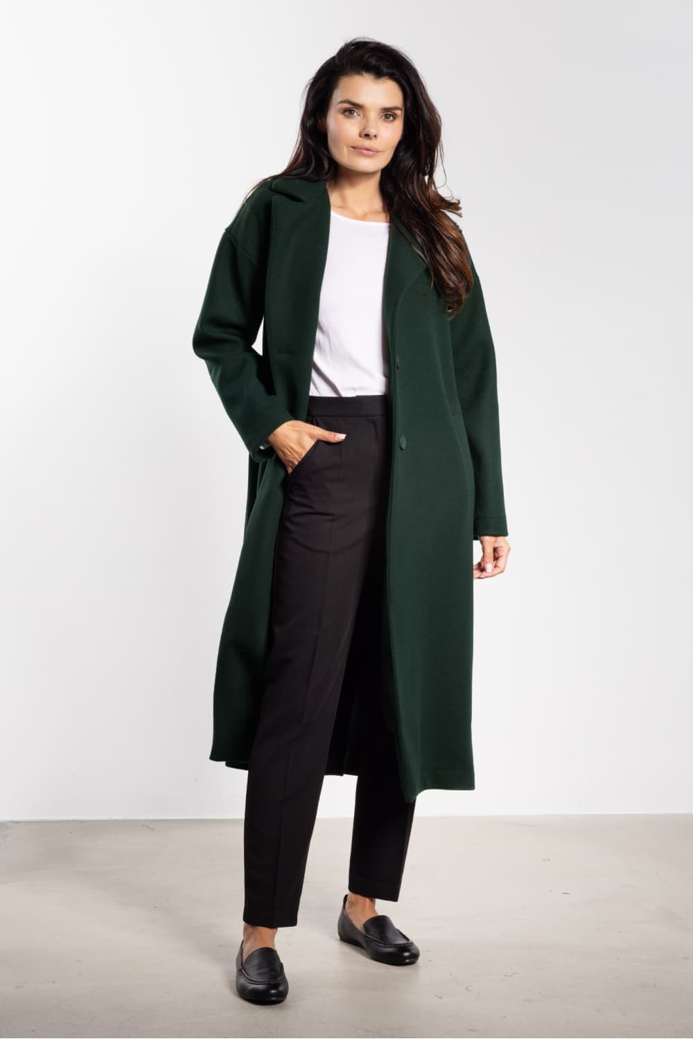 Cappotto model 218968 awama - Miniatura 2