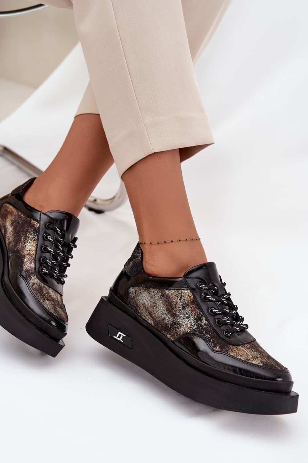 Scarpe con plateau model 219106 Step in style - Miniatura 3