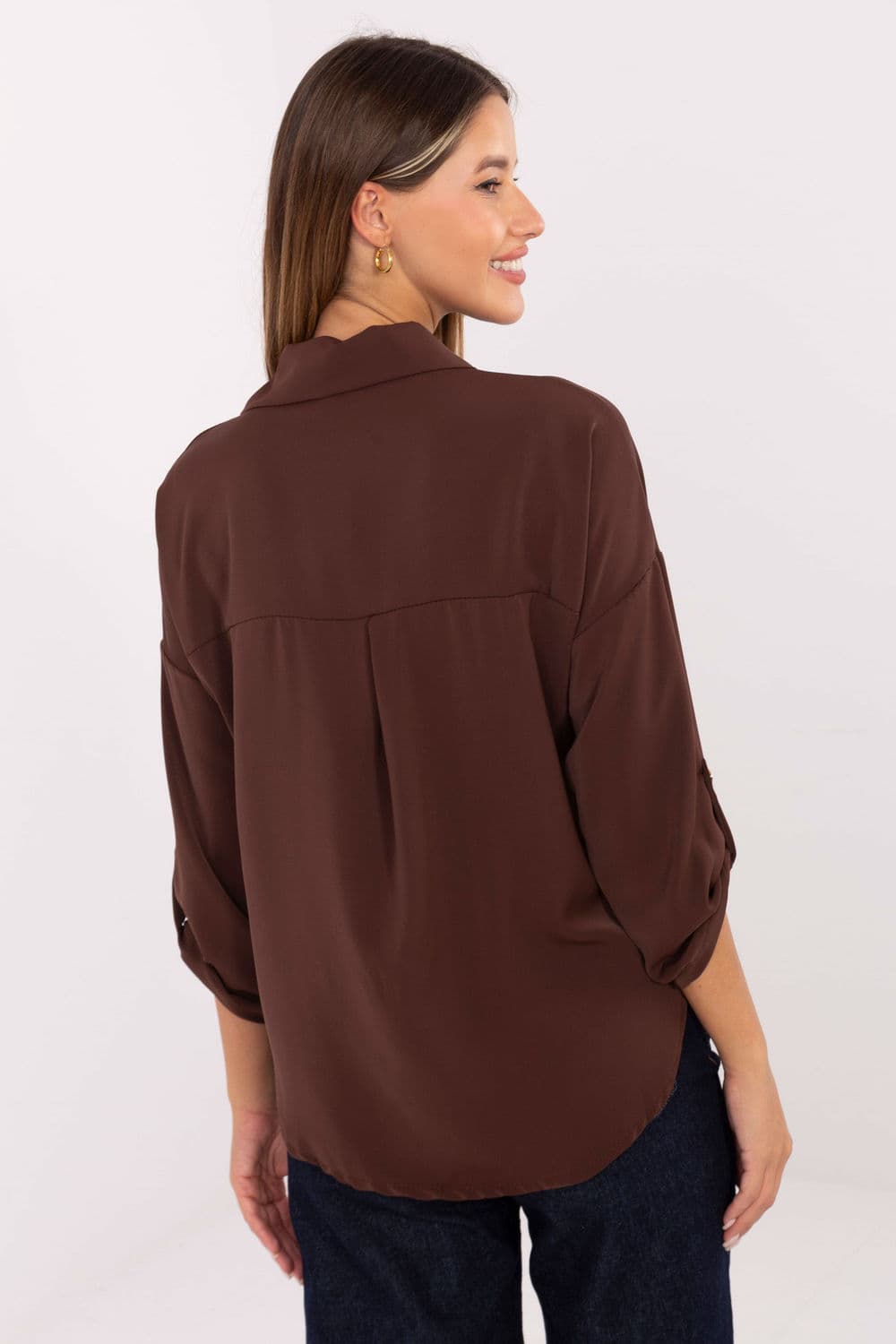 Camicia a manica lunga  model 219388 Rue Paris - Miniatura 3