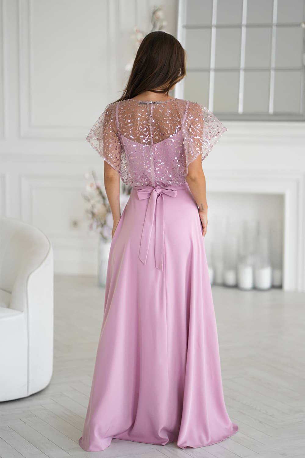 Vestito lungo model 219690 Bicotone - Miniatura 3