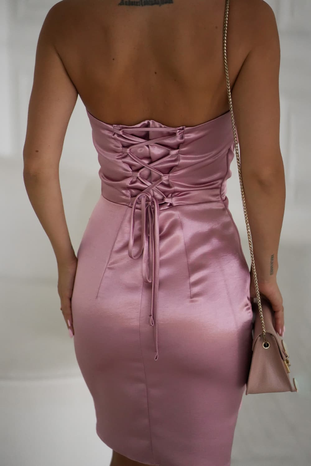 Vestito lungo model 219702 Bicotone - Miniatura 3