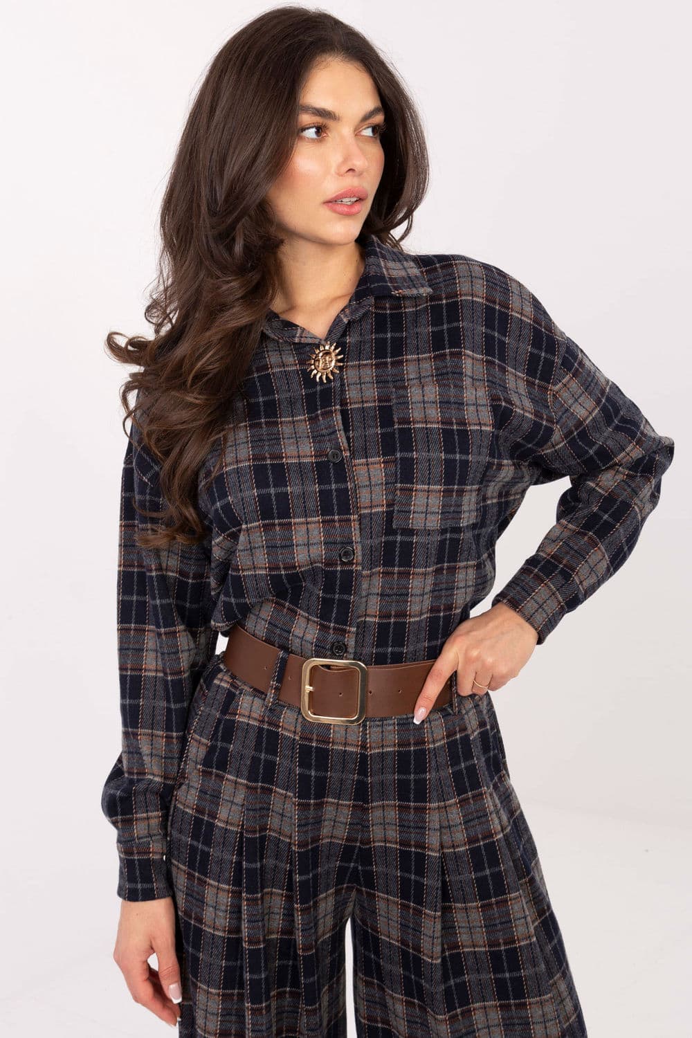 Camicia a manica lunga  model 220041 Italy Moda