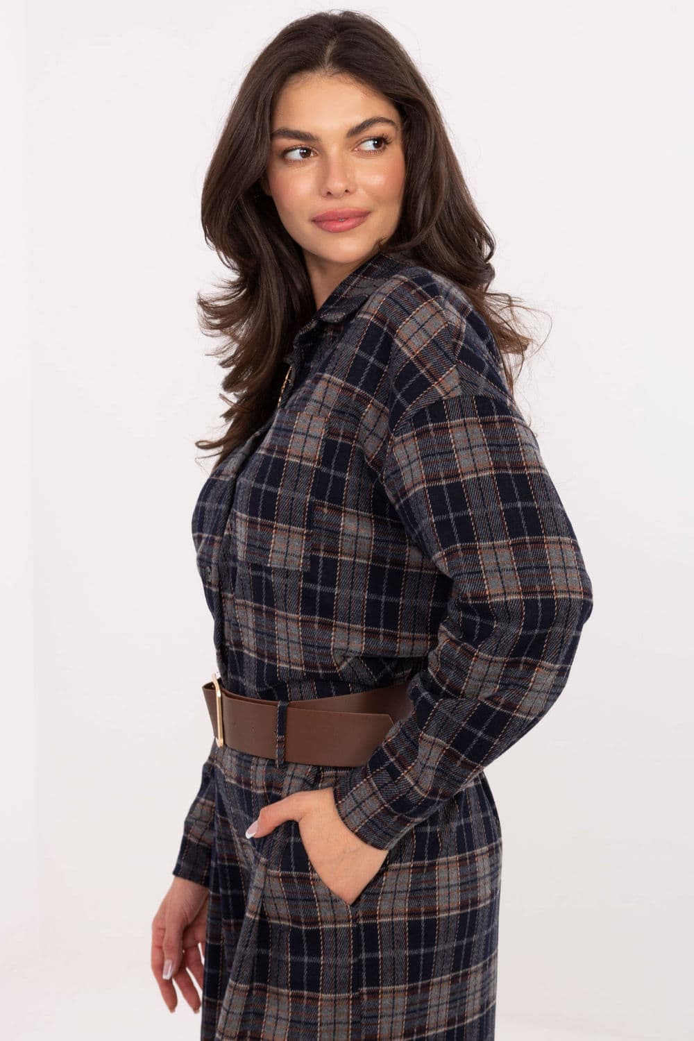 Camicia a manica lunga  model 220041 Italy Moda - Miniatura 2