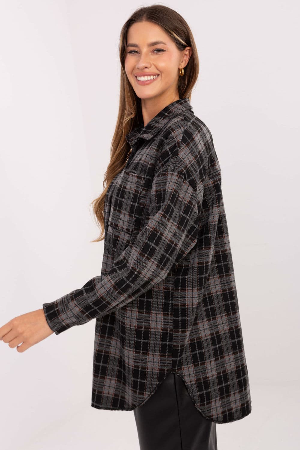 Camicia a manica lunga  model 220042 Italy Moda - Miniatura 2