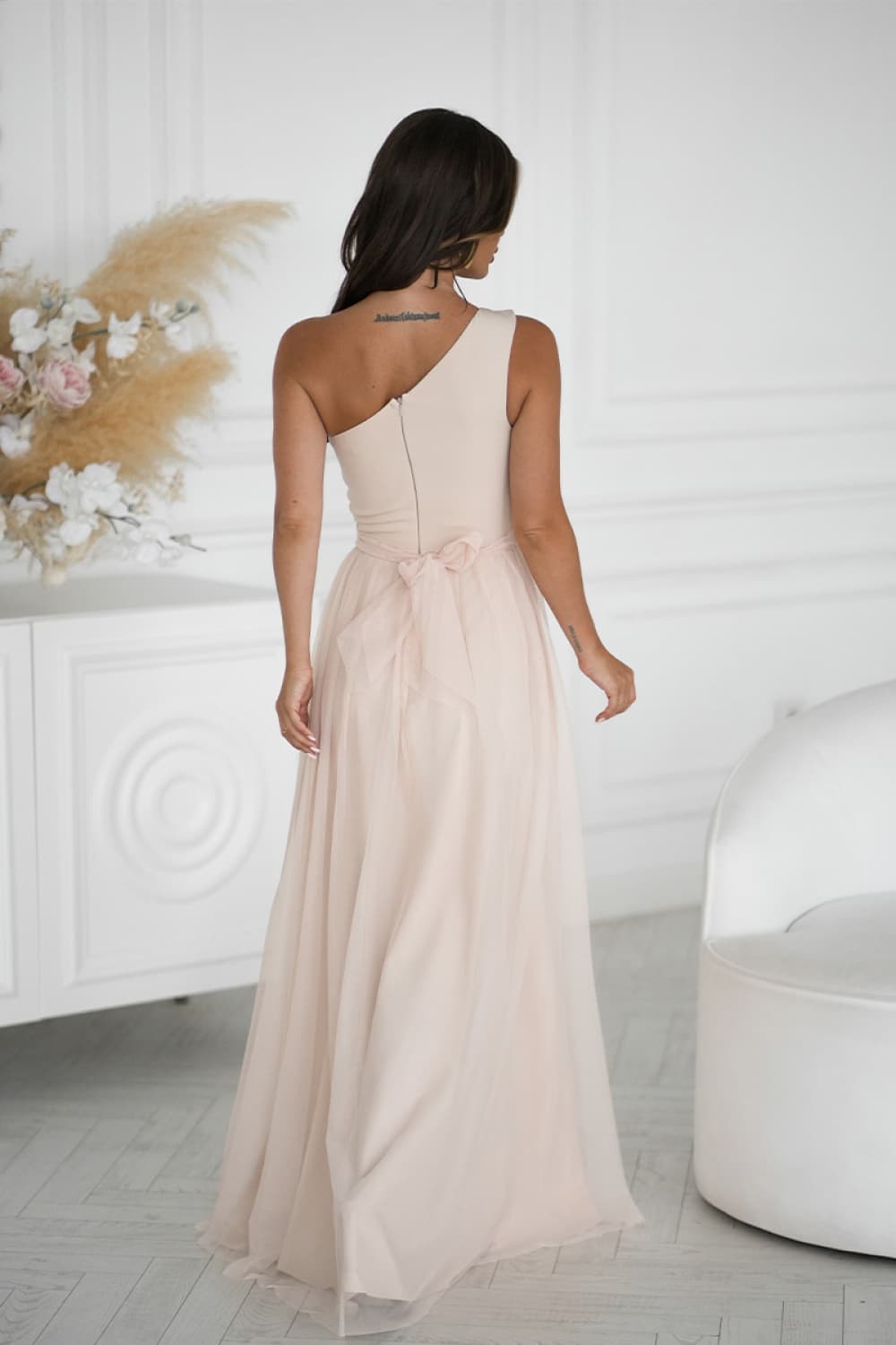 Vestito lungo model 220091 Bicotone - Miniatura 3