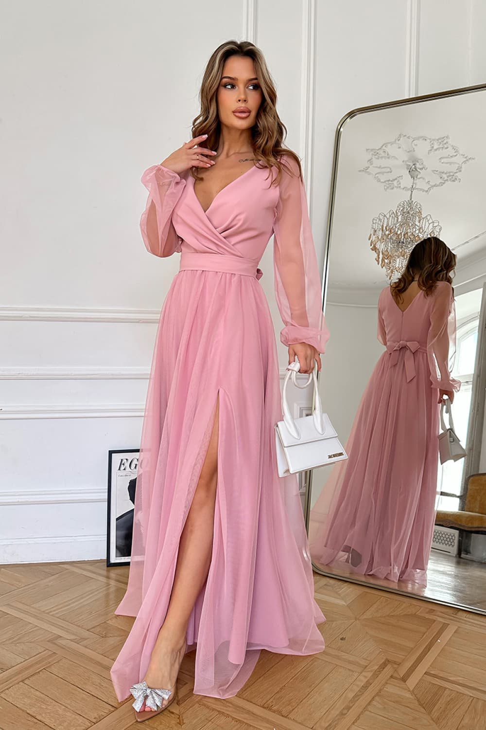 Vestito lungo model 220097 Bicotone
