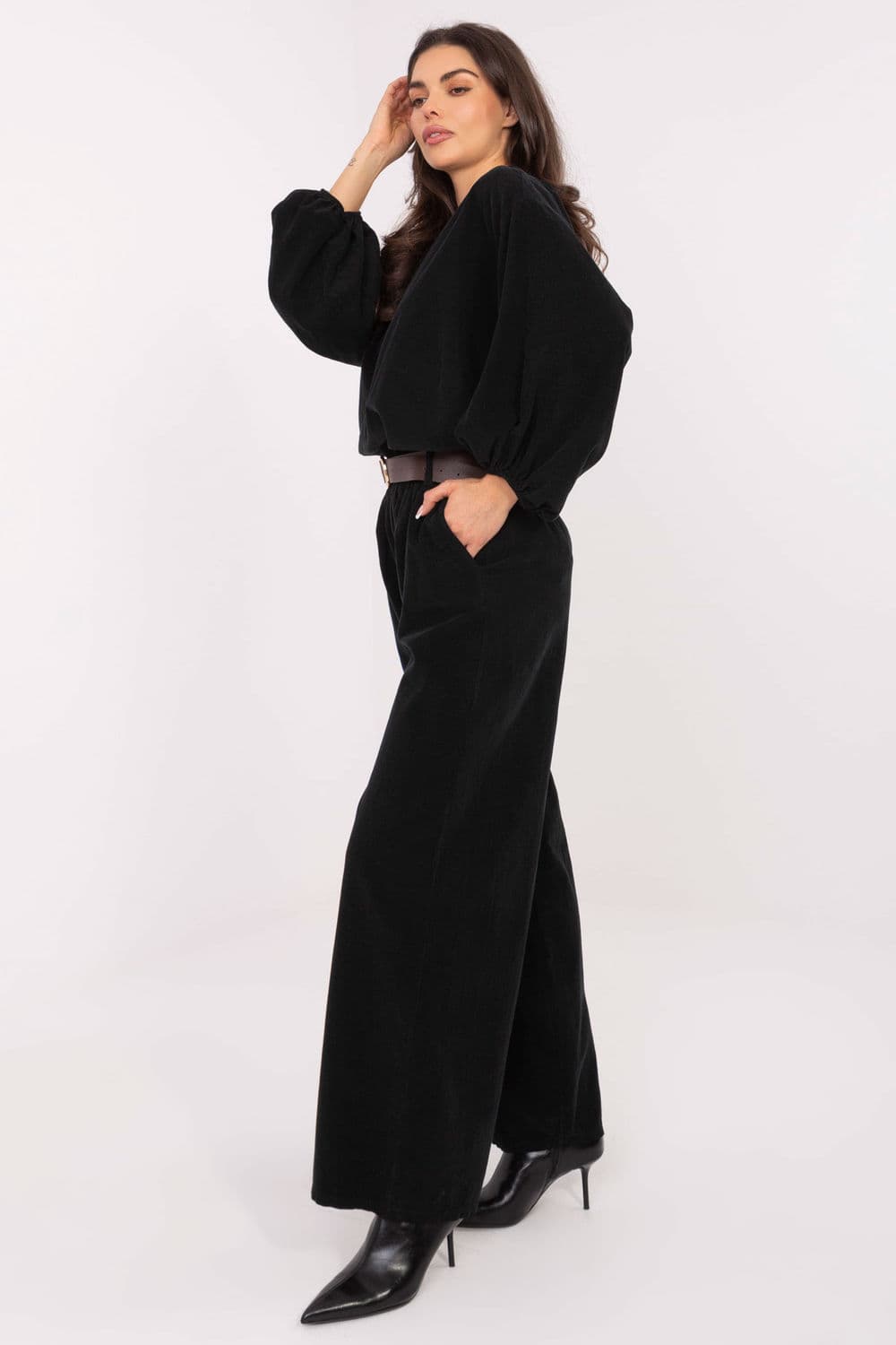 Pantaloni in velluto model 220280 Italy Moda - Miniatura 2