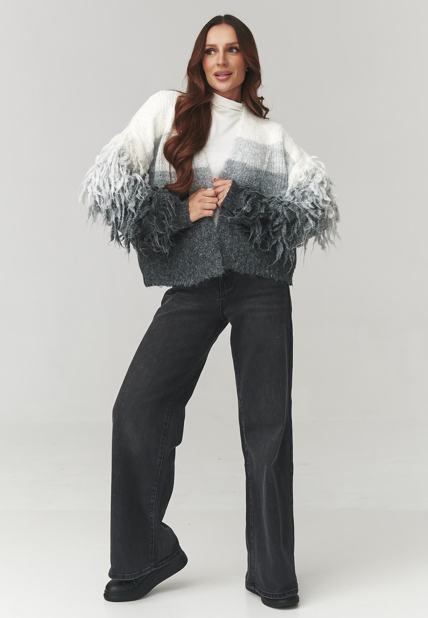 Cardigan model 220770 Makadamia - Miniatura 2