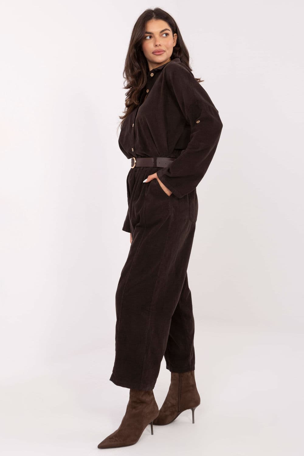 Pantaloni in velluto model 220816 Italy Moda - Miniatura 2