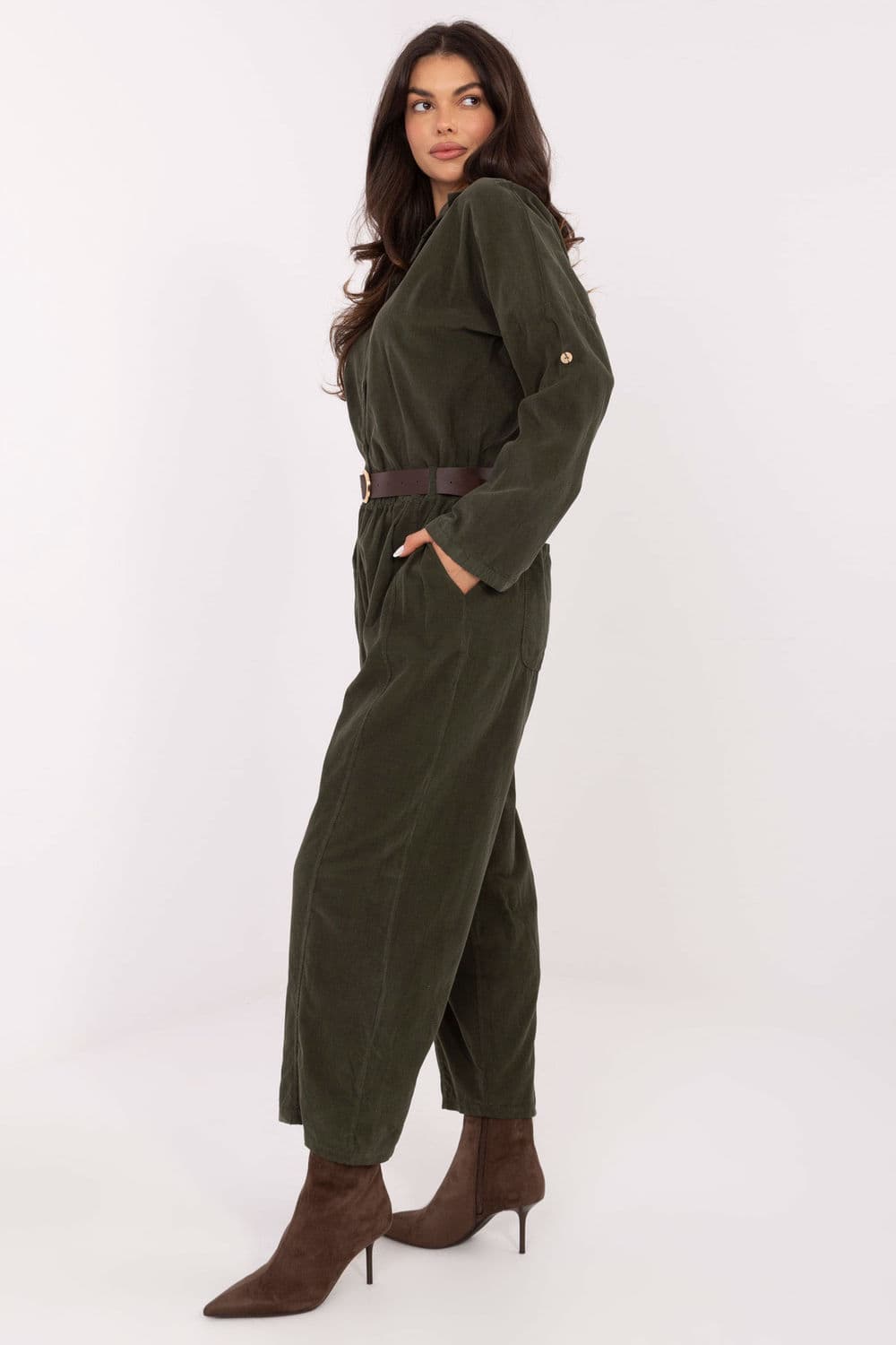 Pantaloni in velluto model 220817 Italy Moda - Miniatura 2