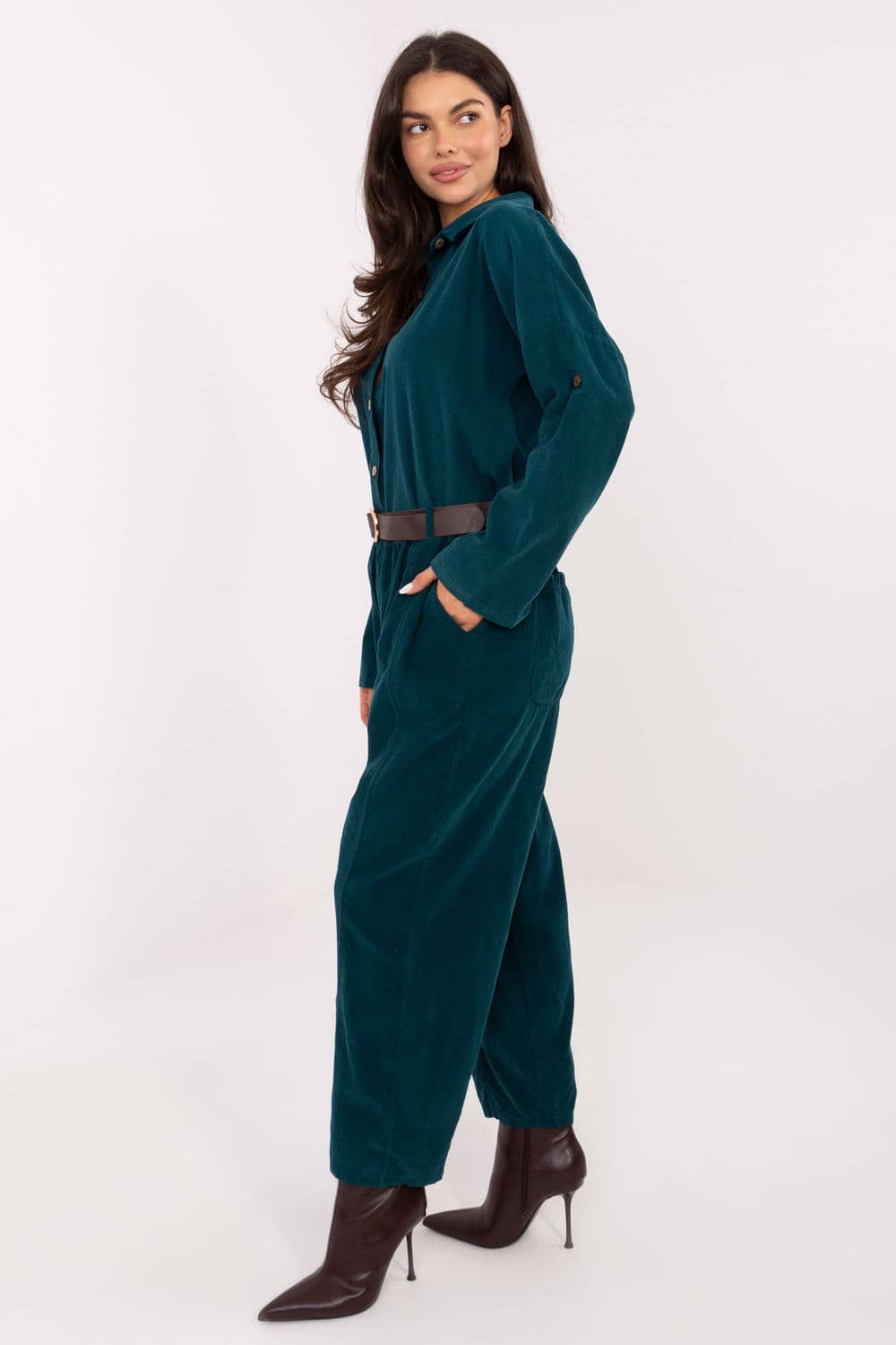 Pantaloni in velluto model 220819 Italy Moda - Miniatura 2