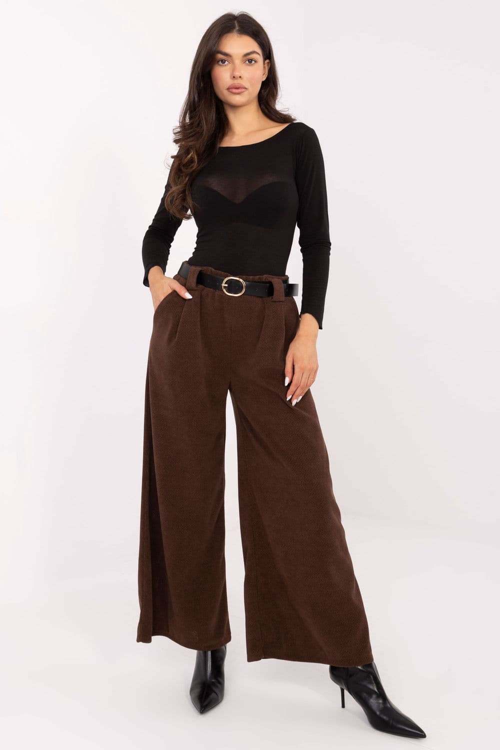 Pantaloni in velluto model 220874 Rue Paris