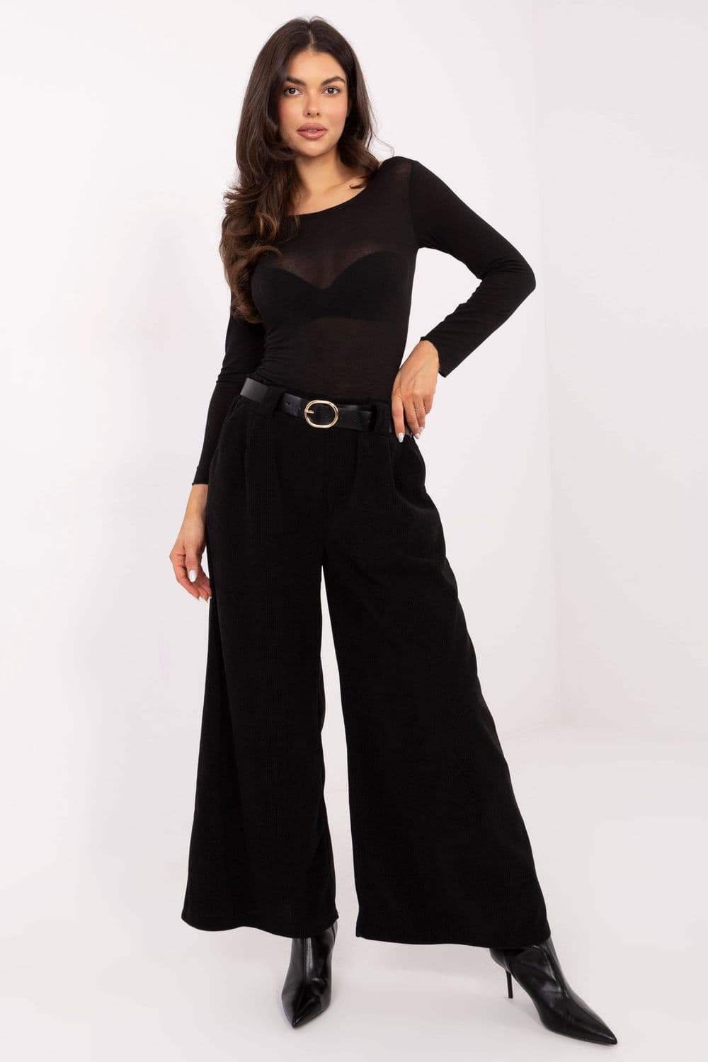Pantaloni in velluto model 220875 Rue Paris