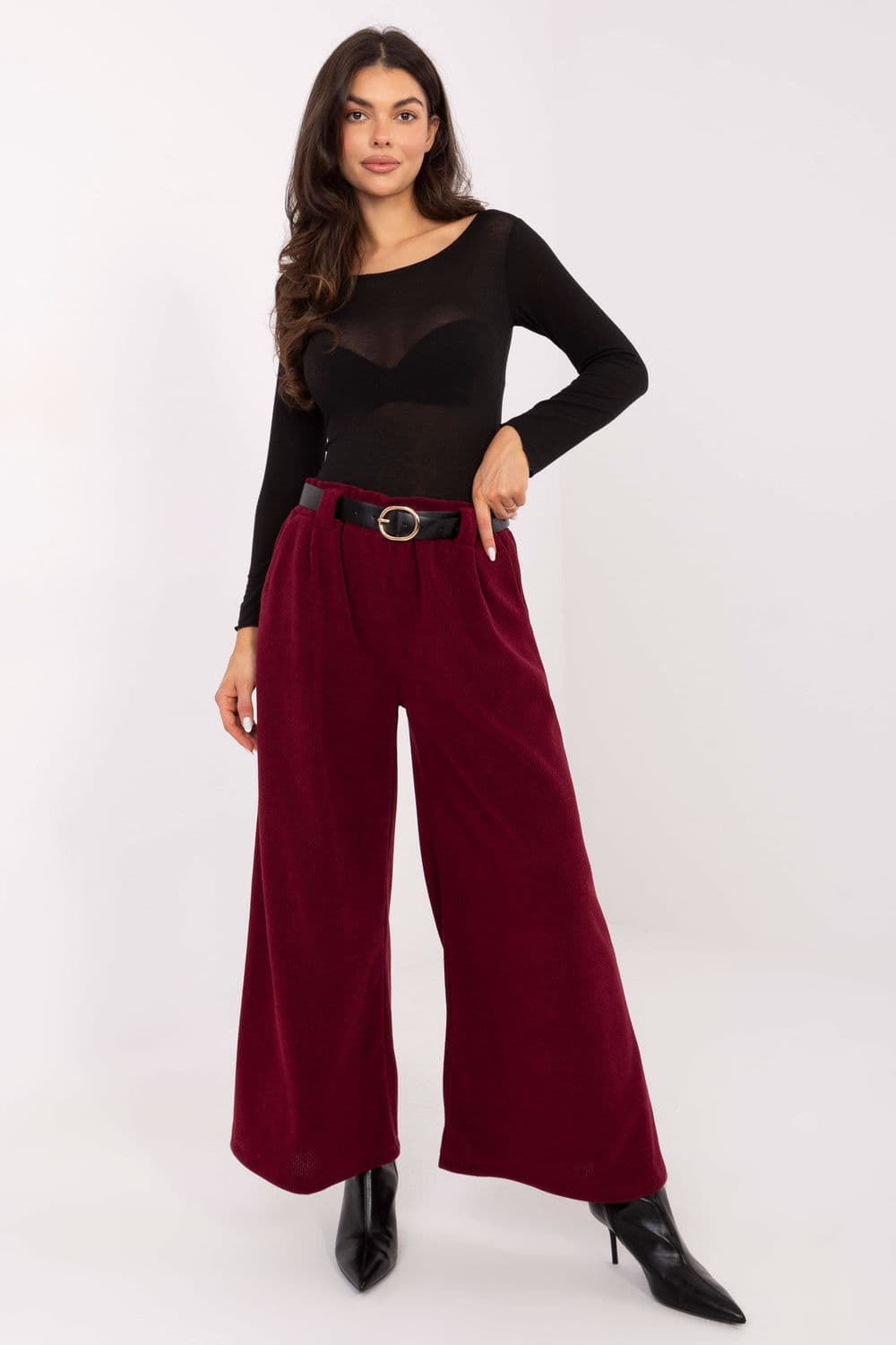 Pantaloni in velluto model 220876 Rue Paris