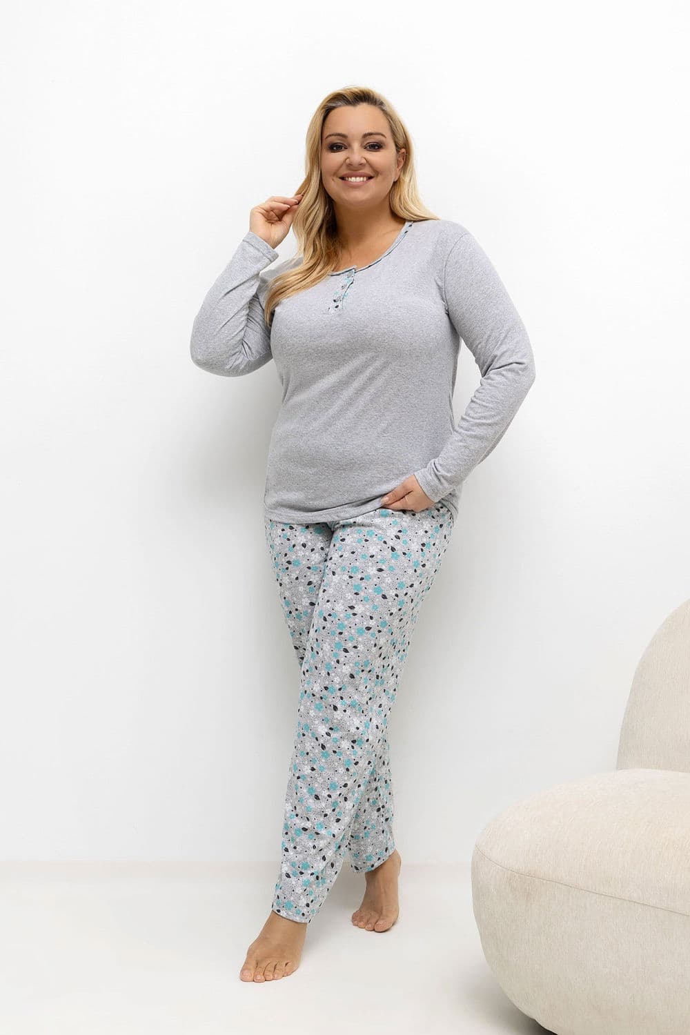 Pigiama Taglie Forti model 221182 Forever Pink