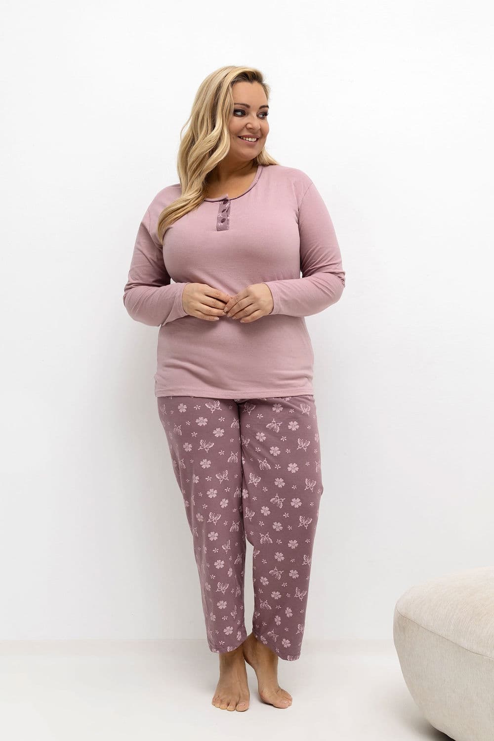 Pigiama Taglie Forti model 221186 Forever Pink