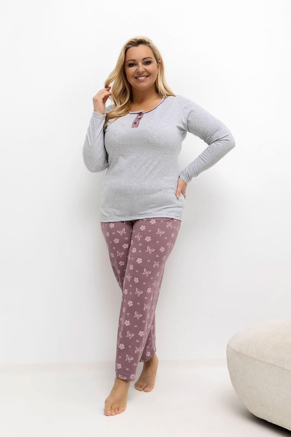 Pigiama Taglie Forti model 221187 Forever Pink